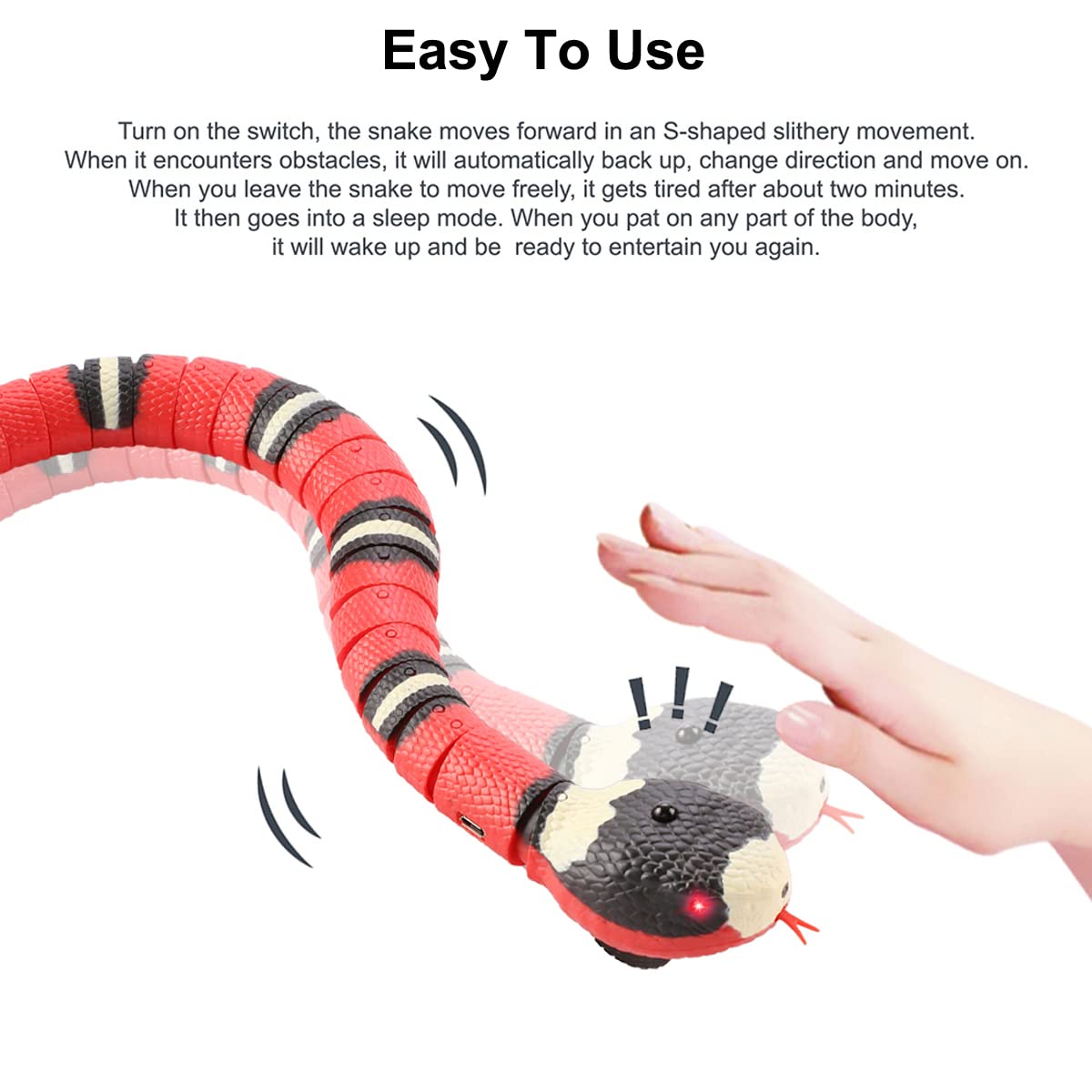 Amazon.com: Gawertoy Induction Snake Toy for Kids Pets, 16